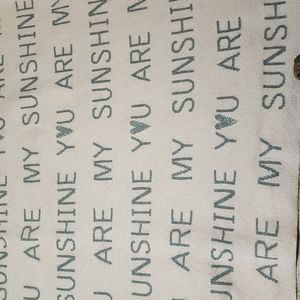 RARE PRINT Frolics kids collection knit baby blanket / throw